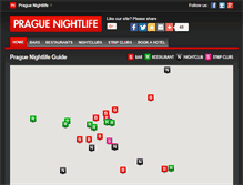 Tablet Screenshot of prague-nightlife.com
